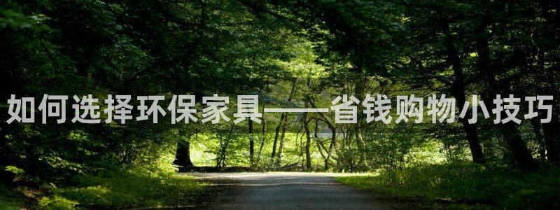 杏耀线路测速登录中心：如何选择环保家具——省钱购物小技巧